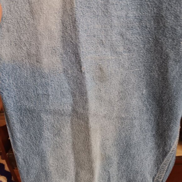 40x30 Vintage Carpenter Jeans Key Denim Work Distress Utility Dungaree 1990's - Picture 3 of 5